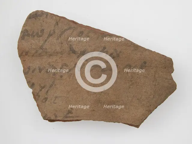 Ostrakon, Coptic, 7th century. Creator: Unknown.