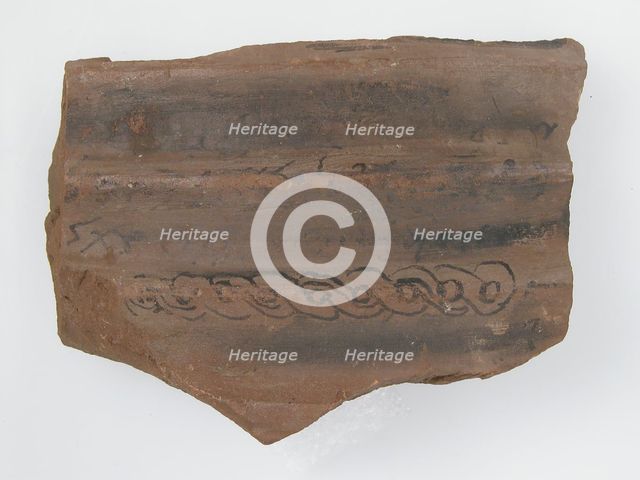 Ostrakon, Coptic, 7th century. Creator: Unknown.