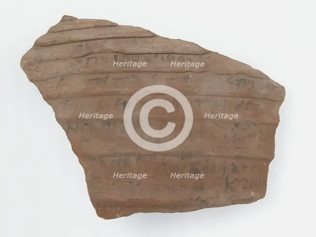 Ostrakon, Coptic, 7th century. Creator: Unknown.