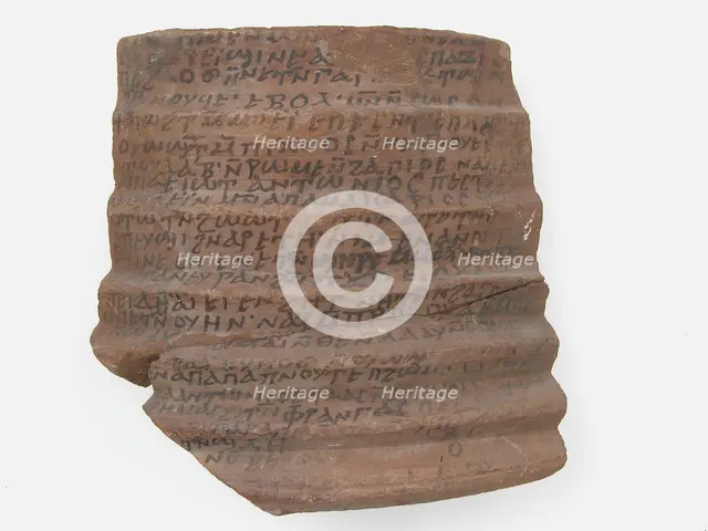 Ostrakon, Coptic, 7th century. Creator: Unknown.