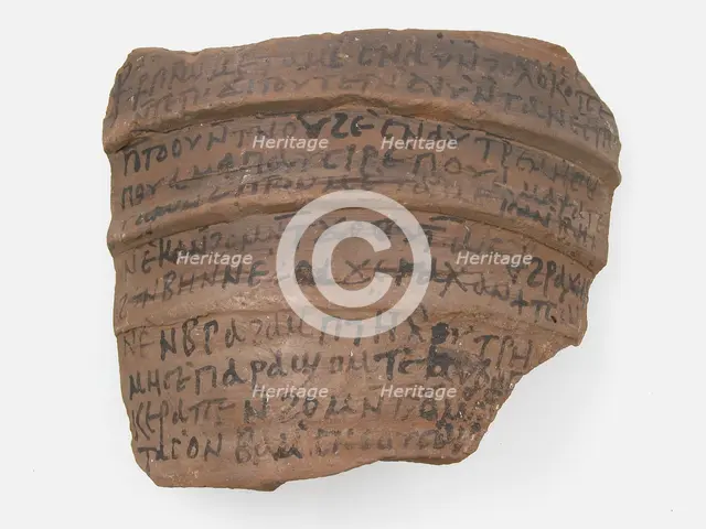 Ostrakon, Coptic, 7th century. Creator: Unknown.