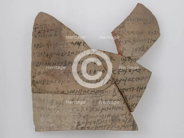 Ostrakon, Coptic, 7th century. Creator: Unknown.