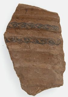 Ostrakon, Coptic, 7th century. Creator: Unknown