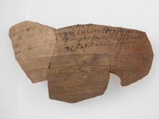 Ostrakon with Troparion (?), Coptic, 580-640. Creator: Unknown