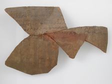 Ostrakon with Troparion (?), Coptic, 580-640. Creator: Unknown