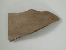 Ostrakon with Trisagion and Troparia, Coptic, 580-640. Creator: Unknown