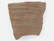 Ostrakon with a Biblical Text, Coptic, 600. Creator: Unknown