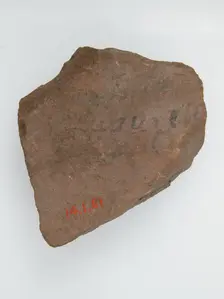Ostrakon with a Letter to Pesenthius, Coptic, 600. Creator: Unknown