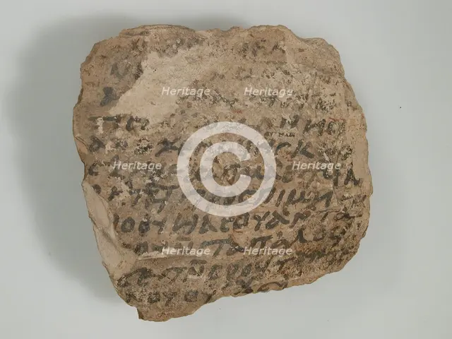 Ostrakon with a Letter, Coptic, 580-640. Creator: Unknown.