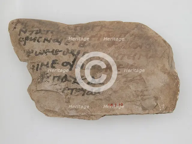 Ostrakon with a Letter, Coptic, 600. Creator: Unknown.