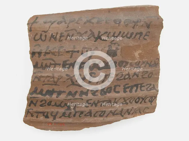 Ostrakon with a Letter, Coptic, 600. Creator: Unknown.