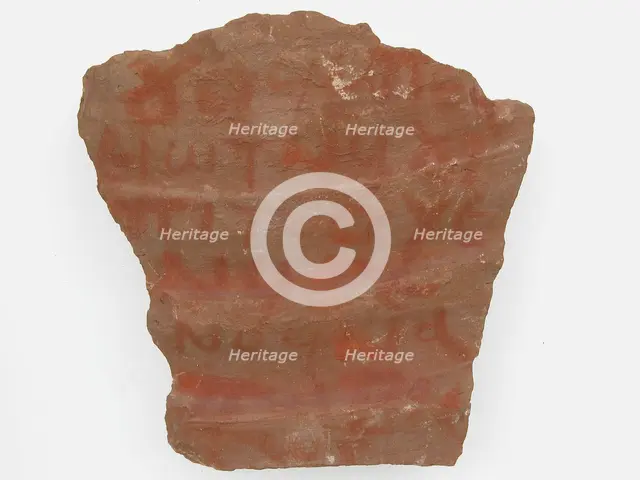 Ostrakon with a Letter, Coptic, 600. Creator: Unknown.