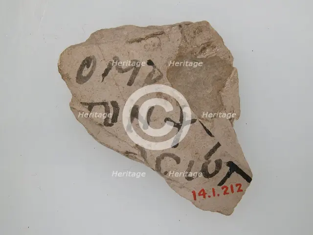 Ostrakon with a Trisagion, Coptic, 580-640. Creator: Unknown.