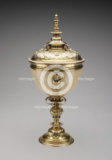 Ostrich Cup, London, 1590. Creator: John Spilman.