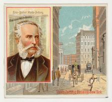 Oswald Ottendorfer, New Yorker Staats-Zeitung, from the American Editors series (N35) for ..., 1887. Creator: Allen & Ginter