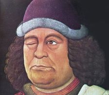 Oswald von Wolkenstein (Detail), 1430s. Artist: Anonymous