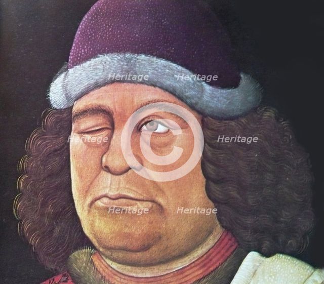 Oswald von Wolkenstein (Detail), 1430s. Artist: Anonymous  