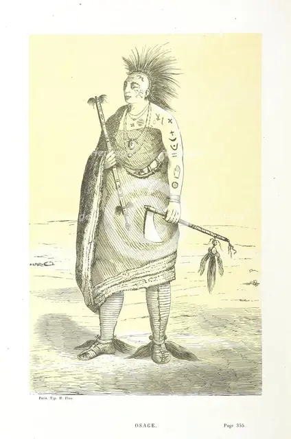 Osage, 1862. Creator: Unknown.