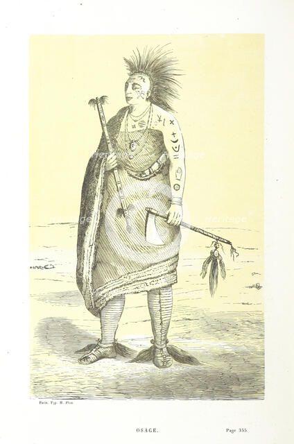 Osage, 1862. Creator: Unknown.