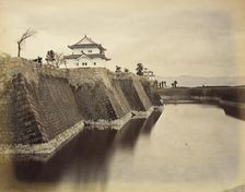 Osaka Castle, 1865. Creator: Unknown