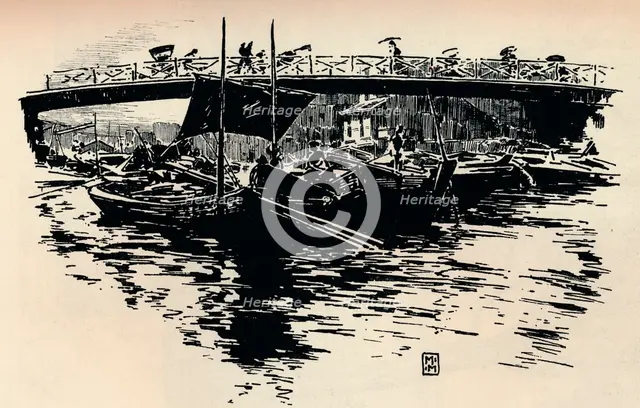 'Osaka, Japan', c1900.  Artist: Mortimer L Menpes.