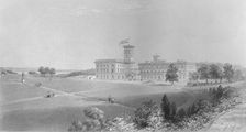 Osborne House 1859. Artists: Edward Paxman Brandard, William Henry Bartlett