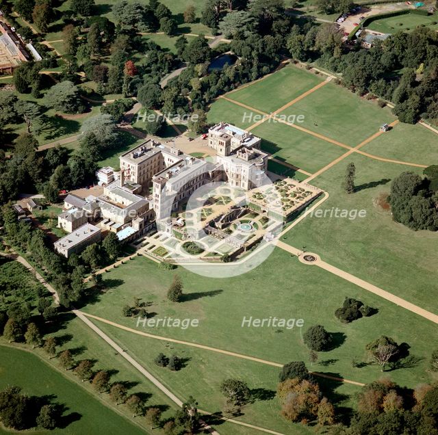 Osborne House and formal gardens, Isle of Wight, Hampshire, 1999. Artist: EH/RCHME staff photographer