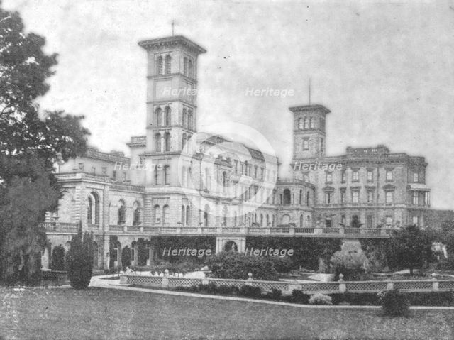 'Osborne House at the time of Victoria', (1901).  Creator: Unknown.