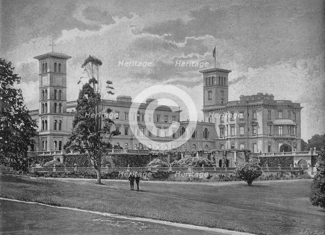 'Osborne House', c1896. Artist: A Debenham.