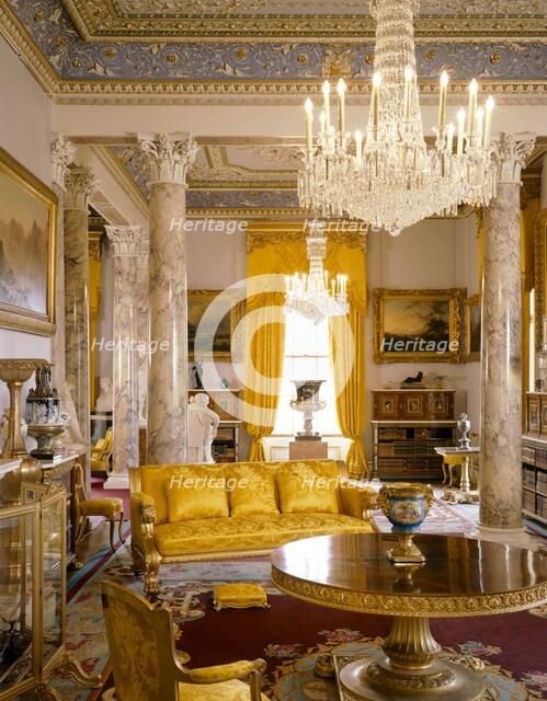 Osborne House, Drawing Room, c1990-2010. Artist: Nigel Corrie.