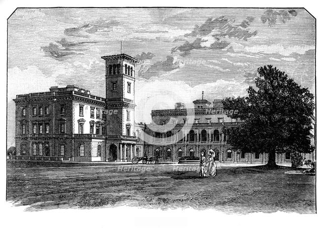 Osborne House, East Cowes, Isle of Wight. Artist: Unknown