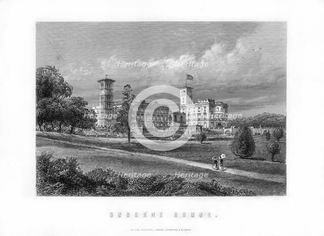 Osborne House, former royal residence in East Cowes, Isle of Wight, England, 1899. Artist: Unknown