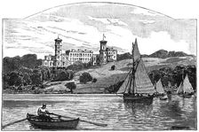 Osborne House from the Solent, East Cowes, Isle of Wight, 1900
