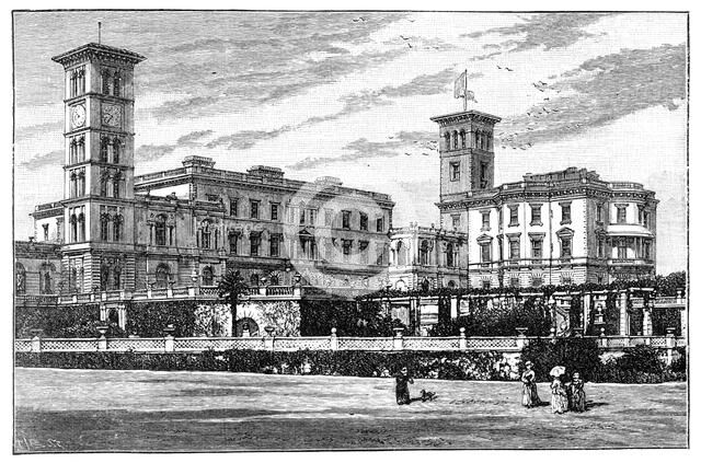 Osborne House, Isle of Wight, 1900. Artist: Unknown