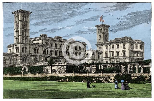 Osborne House, Isle of Wight, 1900. Artist: Unknown.