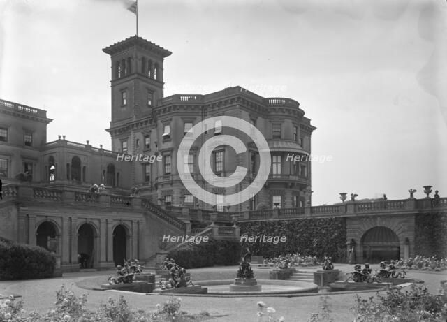 Osborne House, Isle of Wight. Artist: S Pitcher