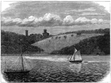 Osborne House, Isle of Wight, as seen from the sea, late 19th century