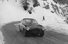 OSCA 1954 Lyon-Charbonnieres rally, winner Laroche-Radix. Creator: Unknown