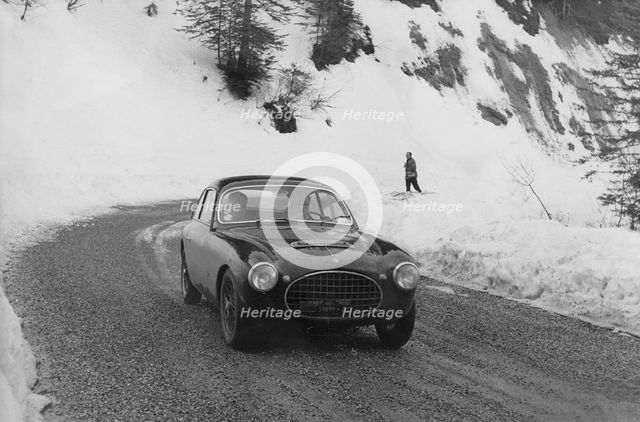 OSCA 1954 Lyon-Charbonnieres rally, winner Laroche-Radix. Creator: Unknown.
