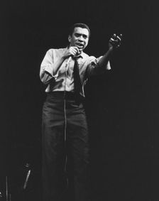 Oscar Brown Jr, London, 1963. Creator: Brian Foskett