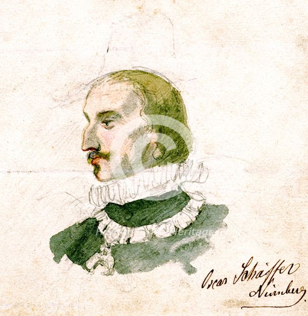 Oscar Schaeffer, c19th century. Artist: Unknown