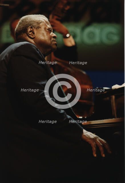 Oscar Peterson, North Sea Jazz Festival, Netherlands, 1991. Creator: Brian Foskett.