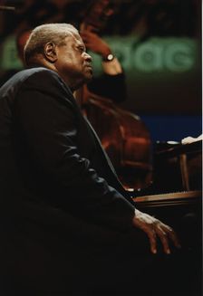 Oscar Peterson, North Sea Jazz Festival, Netherlands, 1991. Creator: Brian Foskett