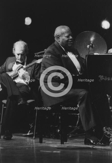 Oscar Peterson, North Sea Jazz Festival, Netherlands, 1995. Creator: Brian Foskett.