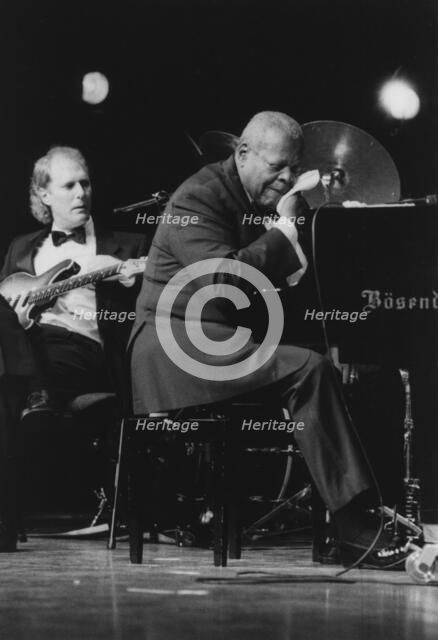 Oscar Peterson, North Sea Jazz Festival, Netherlands, 1995. Creator: Brian Foskett.