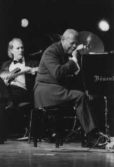 Oscar Peterson, North Sea Jazz Festival, Netherlands, 1995. Creator: Brian Foskett