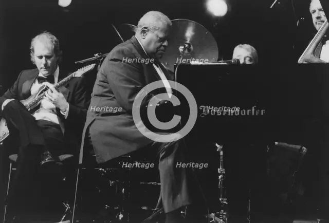 Oscar Peterson, North Sea Jazz Festival, Netherlands, 1995. Creator: Brian Foskett.