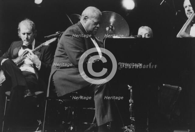 Oscar Peterson, North Sea Jazz Festival, Netherlands, 1995. Creator: Brian Foskett.