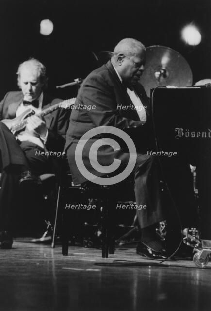 Oscar Peterson, North Sea Jazz Festival, Netherlands, 1995. Creator: Brian Foskett.