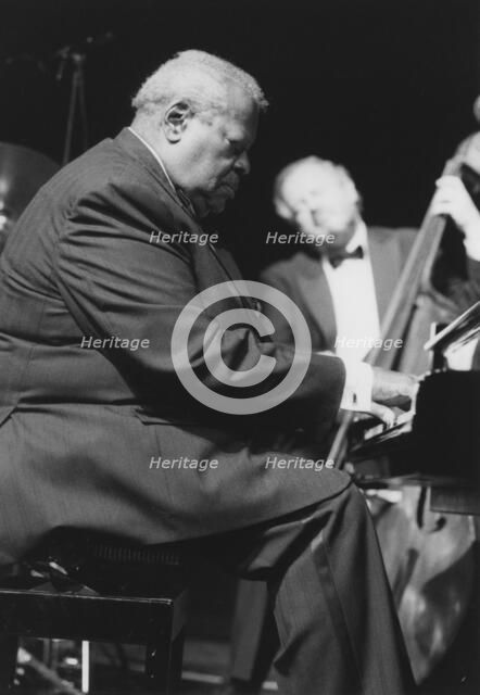 Oscar Peterson, North Sea Jazz Festival, Netherlands, 1995. Creator: Brian Foskett.